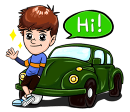 khunkhim & Classic Car sticker #5350802