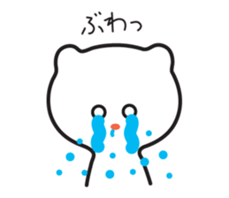 Bear too much "care" sticker #5350980