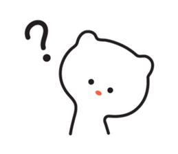 Bear too much "care" sticker #5350991