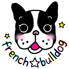 The French bulldog stickers -latest-