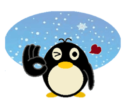 Penguin Ah Fu sticker #5352079