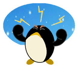 Penguin Ah Fu sticker #5352088