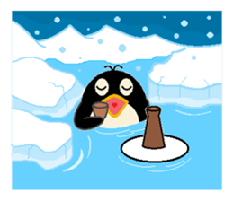 Penguin Ah Fu sticker #5352098