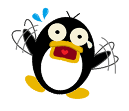 Penguin Ah Fu sticker #5352103