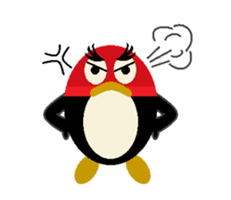 Penguin Ah Fu sticker #5352109