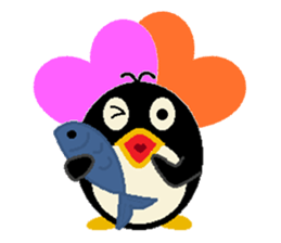 Penguin Ah Fu sticker #5352110