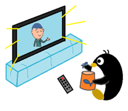 Penguin Ah Fu sticker #5352111