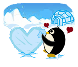 Penguin Ah Fu sticker #5352112