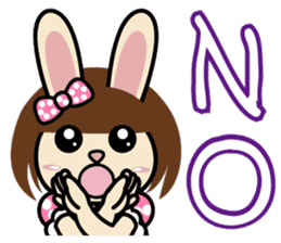 Sisters Piga Pig and Ruby Rabbit sticker #5352333