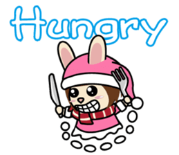 Sisters Piga Pig and Ruby Rabbit sticker #5352341