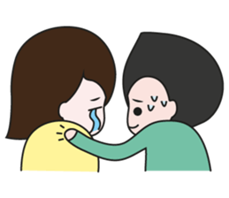 Mogoon and Moyang in love sticker #5352853