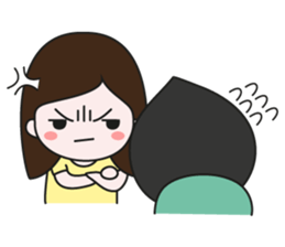 Mogoon and Moyang in love sticker #5352857