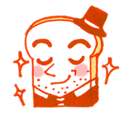 Mr. Toast sticker #5353597