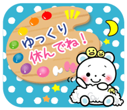 Daily life of palette bear 2 sticker #5353769