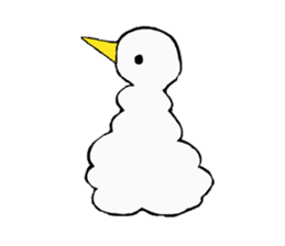 Free white bird sticker #5353843