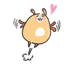 Buruko cat & Ponka rabbit sticker #5354157