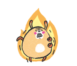 Buruko cat & Ponka rabbit sticker #5354165