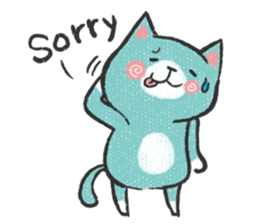 Buruko cat & Ponka rabbit sticker #5354166