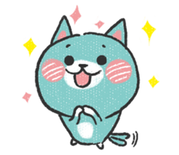 Buruko cat & Ponka rabbit sticker #5354168