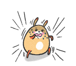 Buruko cat & Ponka rabbit sticker #5354175