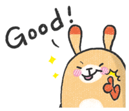 Buruko cat & Ponka rabbit sticker #5354178