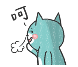 Buruko cat & Ponka rabbit sticker #5354179