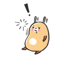 Buruko cat & Ponka rabbit sticker #5354181