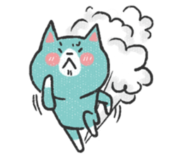 Buruko cat & Ponka rabbit sticker #5354182