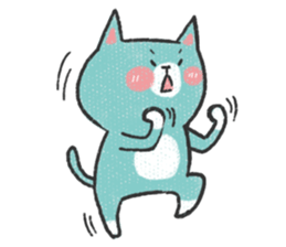 Buruko cat & Ponka rabbit sticker #5354188