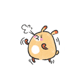 Buruko cat & Ponka rabbit sticker #5354190