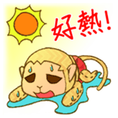 Taiwan Animal Dolls sticker #5354224