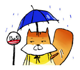 squirrel sun su sticker #5354329