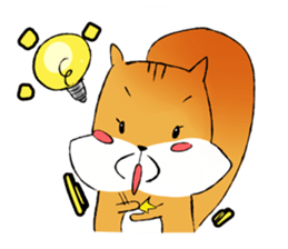 squirrel sun su sticker #5354342