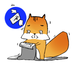 squirrel sun su sticker #5354344