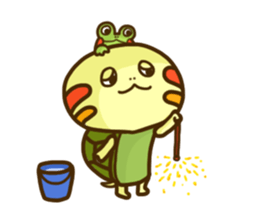 Chiyo of turtle 2 sticker #5354672