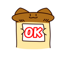 King Oyster Mushroom Cat sticker #5355170