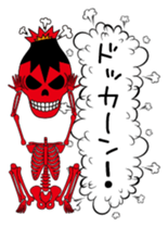 Angry skulls sticker #5355541