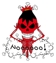 Angry skulls sticker #5355551