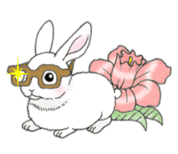 fawn and bunny. sticker #5355893