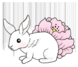 fawn and bunny. sticker #5355902