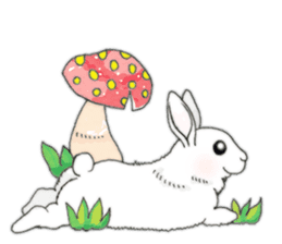 fawn and bunny. sticker #5355906