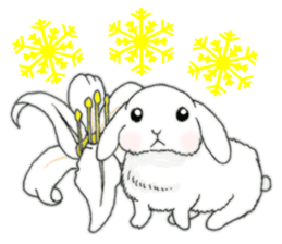 fawn and bunny. sticker #5355915