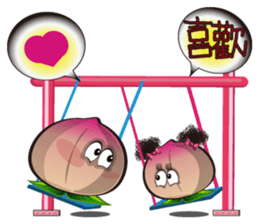 Peaches Elves sticker #5357344