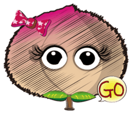 Peaches Elves sticker #5357350