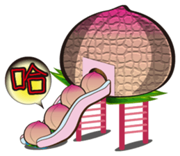 Peaches Elves sticker #5357355