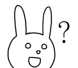 THE RABBITMAN sticker #5358065