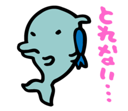 dolphin friends 2 sticker #5358210