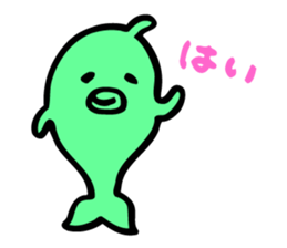 dolphin friends 2 sticker #5358216