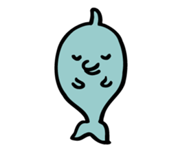 dolphin friends 2 sticker #5358217