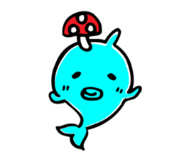 dolphin friends 2 sticker #5358219